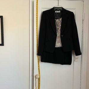 3 pc suit with 2 pleats in front and back